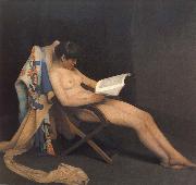 Theodore Roussel The Reading Girl oil painting